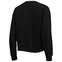 Miami Marlins DKNY Sport Women's Carrie Pullover Sweatshirt - Black - MLB Discount