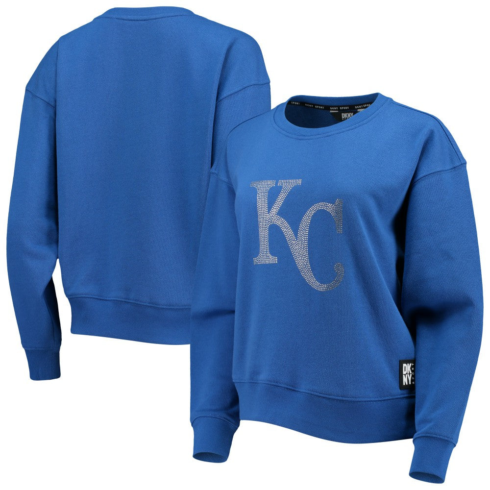 Kansas City Royals DKNY Sport Women's Carrie Pullover Sweatshirt - Royal - MLB Online