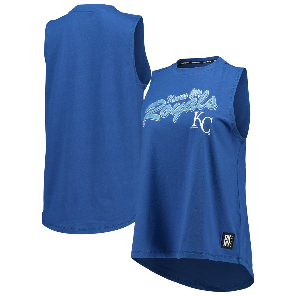 Kansas City Royals DKNY Sport Women's Marcie Tank Top - Royal - MLB on Sale