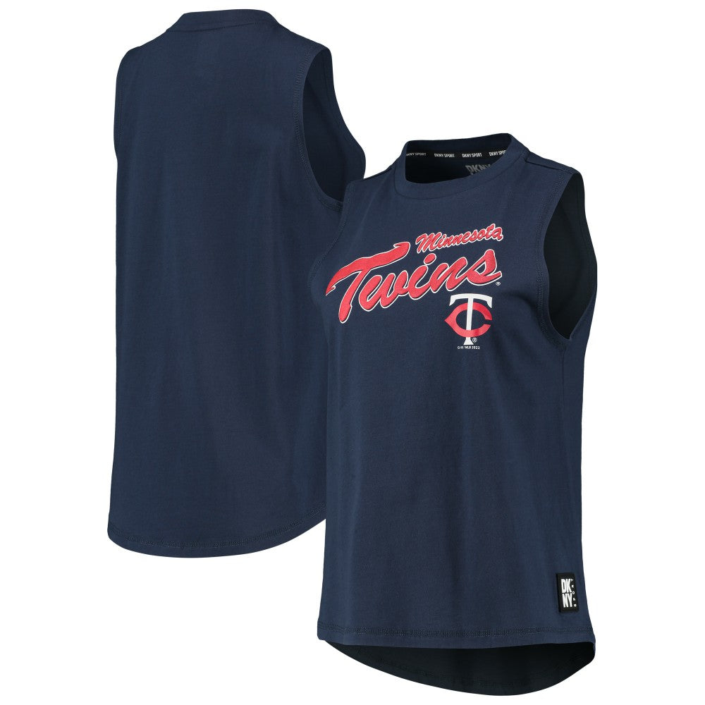 Minnesota Twins DKNY Sport Women's Marcie Tank Top - Navy - MLB Lifestyle