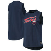 Minnesota Twins DKNY Sport Women's Marcie Tank Top - Navy - MLB Lifestyle