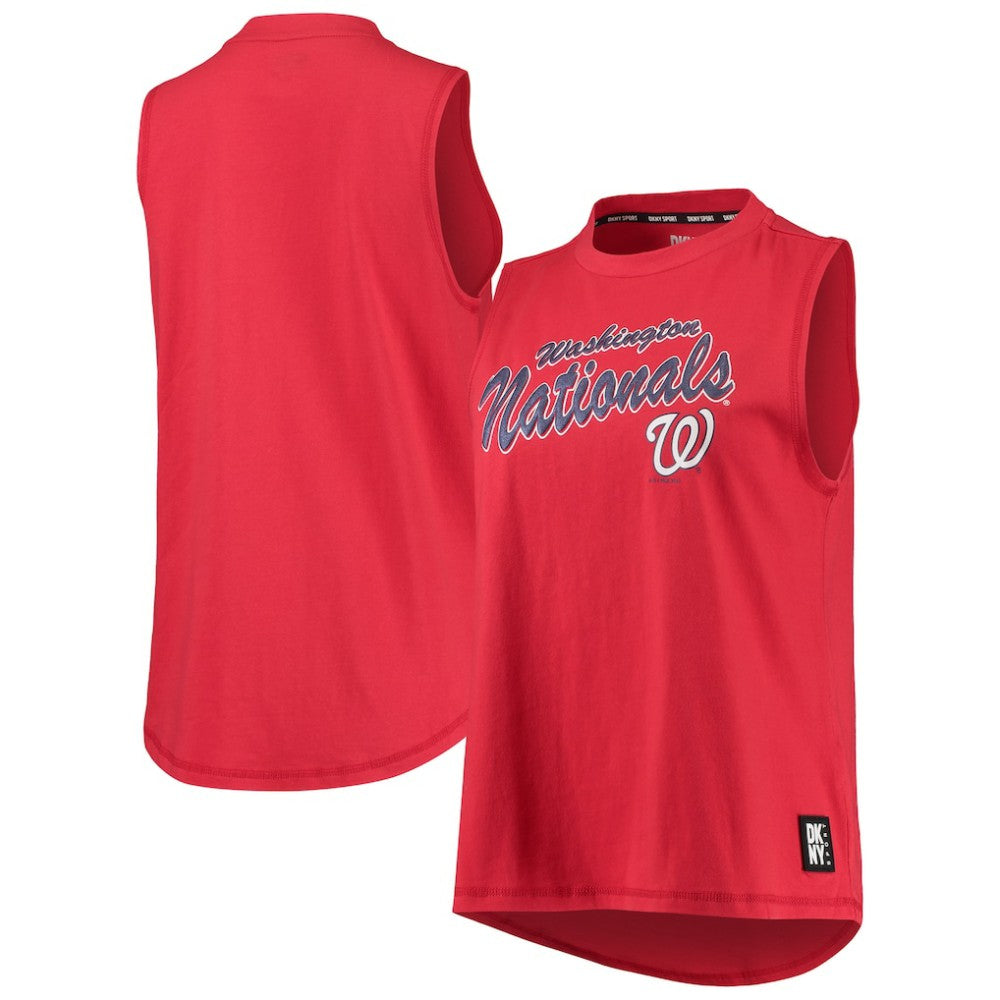 Washington Nationals DKNY Sport Women's Marcie Tank Top - Red - MLB Discount