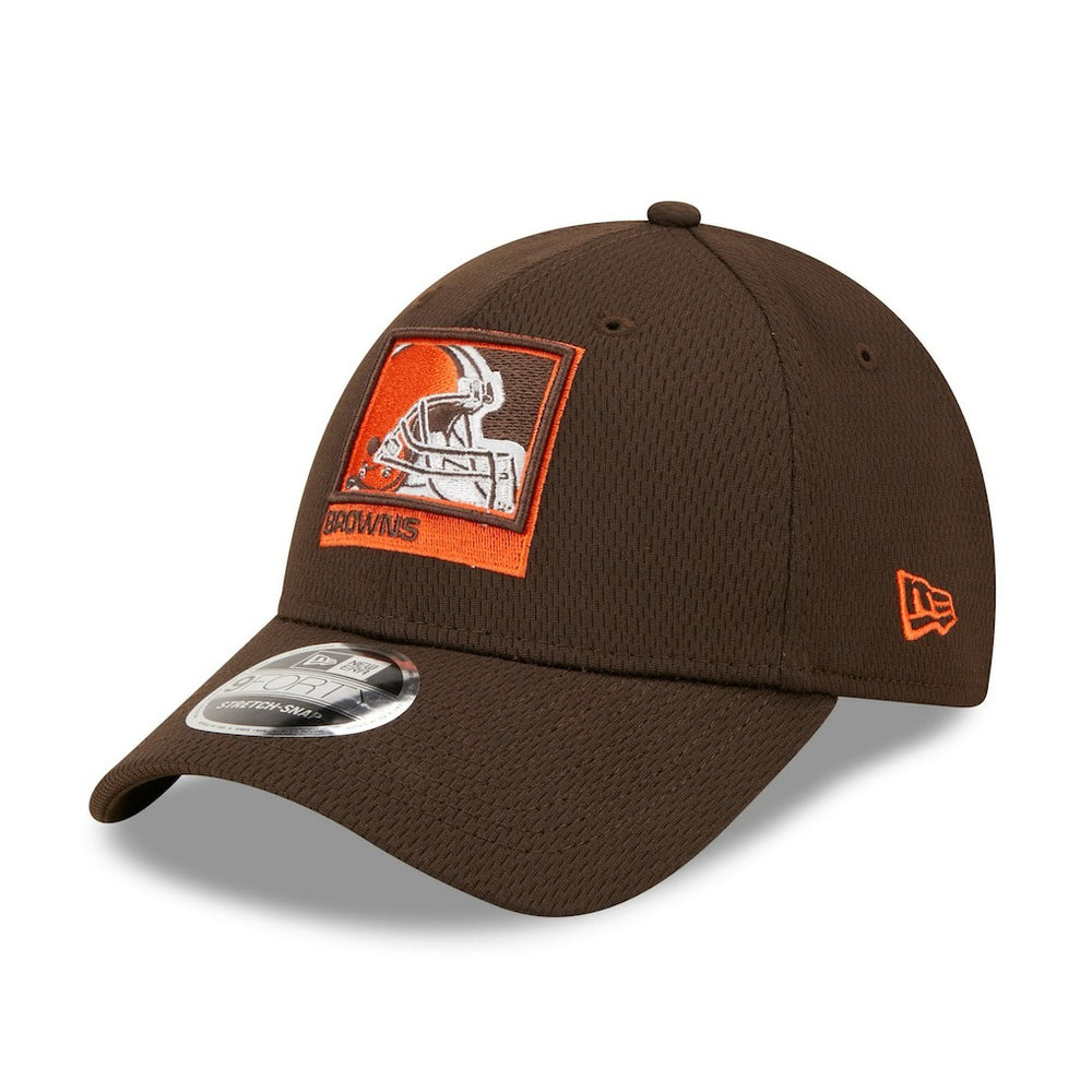 Cleveland Browns New Era Framed AF 9FORTY Snapback Hat Brown