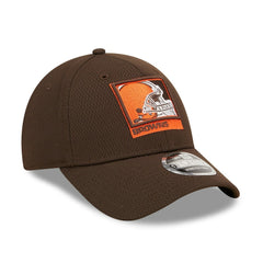 Cleveland Browns New Era Framed AF 9FORTY Snapback Hat Brown
