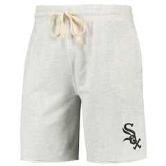 Chicago White Sox Concepts Sport Mainstream Terry Tri-Blend Shorts - Oatmeal - MLB Sale