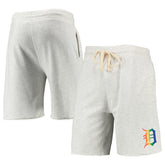 Detroit Tigers Concepts Sport Mainstream Logo Terry Tri-Blend Shorts - Oatmeal - MLB Online
