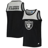 Las Vegas Raiders Starter Team Touchdown Fashion Tank Top Black/Silver