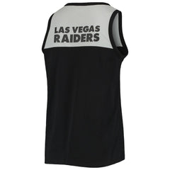 Las Vegas Raiders Starter Team Touchdown Fashion Tank Top Black/Silver