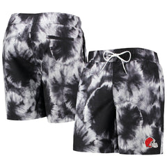 Cleveland Browns G-III Sports by Carl Banks Splash Volley Swim Shorts Black