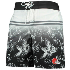 Cleveland Browns G-III Sports by Carl Banks Island Volley Swim Shorts Black