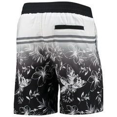 Carolina Panthers G-III Sports by Carl Banks Island Volley Swim Shorts Black