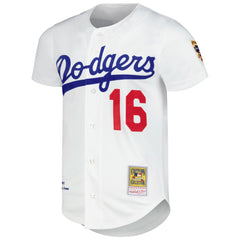 Hideo Nomo Los Angeles Dodgers Mitchell & Ness Cooperstown Collection Authentic Jersey - White - Mitchell & Ness on Sale