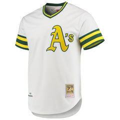 Reggie Jackson Athletics Mitchell & Ness 1972 Cooperstown Collection Authentic Jersey - White - Mitchell & Ness Discount