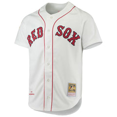 Nomar Garciaparra Boston Red Sox Mitchell & Ness 1997 Cooperstown Collection Authentic Jersey - White - Mitchell & Ness Lifestyle