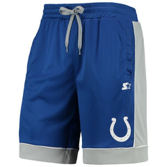 Indianapolis Colts Starter Fan Favorite Fashion Shorts Royal/Gray