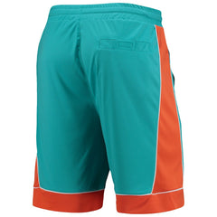 Miami Dolphins Starter Fan Favorite Fashion Shorts Aqua/Orange
