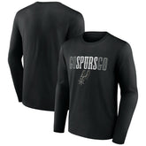 San Antonio Spurs Tip-Off Long Sleeve T-Shirt Black