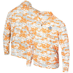 Houston Astros Digital Camo Performance Quarter-Zip Pullover Jacket - Orange - MLB Online