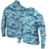 Toronto Blue Jays Digital Camo Performance Quarter-Zip Pullover Jacket - Royal - MLB Sale