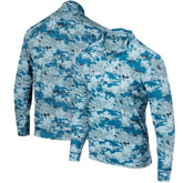 Tampa Bay Rays Digital Camo Performance Quarter-Zip Pullover Jacket - Blue - MLB Sale