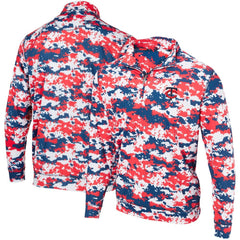Minnesota Twins Digital Camo Performance Quarter-Zip Pullover Jacket - Red - MLB Online