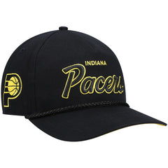 Indiana Pacers '47 Crosstown Script Hitch Snapback Hat Black | 47 brand Lifestyle