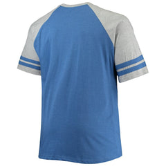 Toronto Maple Leafs Big & Tall Raglan T-Shirt - Heathered Blue - NHL 4672918