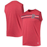 Boston Red Sox New Era Muscle Tank Top - Heathered Red - New Era Discount