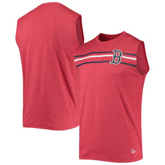 Boston Red Sox New Era Muscle Tank Top - Heathered Red - New Era Discount