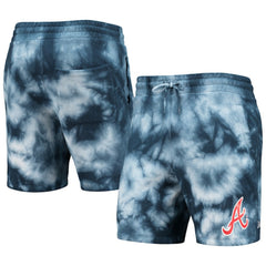 Atlanta Braves New Era Team Dye Shorts - Navy - New Era Lifestyle