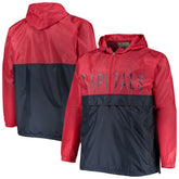 Washington Capitals Big & Tall Anorak Half-Zip Pullover Hoodie - Red - NHL 4675559