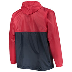 Washington Capitals Big & Tall Anorak Half-Zip Pullover Hoodie - Red - NHL 4675559