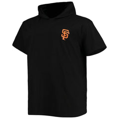 San Francisco Giants Big & Tall Jersey Short Sleeve Pullover Hoodie T-Shirt - Black - MLB on Sale