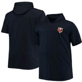 Minnesota Twins Big & Tall Jersey Short Sleeve Pullover Hoodie T-Shirt - Navy - MLB Sale