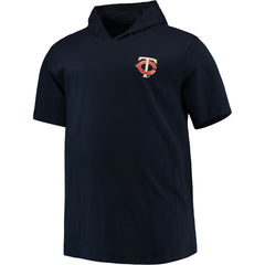 Minnesota Twins Big & Tall Jersey Short Sleeve Pullover Hoodie T-Shirt - Navy - MLB Sale