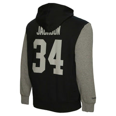 Mitchell & Ness Bo Jackson Las Vegas Raiders Retired Player Name & Number Pullover Hoodie Black