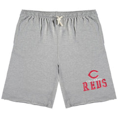 Cincinnati Reds Big & Tall French Terry Shorts - Heathered Gray - MLB Online