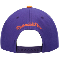 Phoenix Suns Hardwood Classics Team Two-Tone 2.0 Snapback Hat for sale Purple/Orange | Mitchell & Ness US