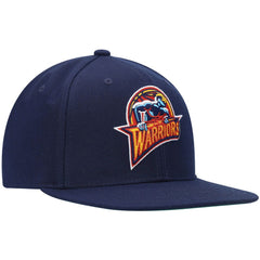 Golden State Warriors Hardwood Classics Team Ground 2.0 Snapback Hat for sale Navy | Mitchell & Ness for sale