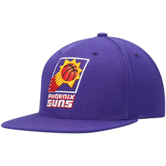 Phoenix Suns Hardwood Classics Team Ground 2.0 Snapback Hat Purple | Mitchell & Ness