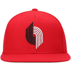 Portland Trail Blazers Hardwood Classics Team Ground 2.0 Snapback Hat for sale Red | Mitchell & Ness Lifestyle