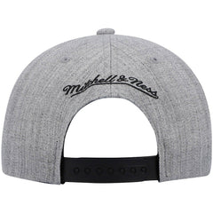 Philadelphia 76ers Hardwood Classics Team 2.0 Snapback Hat Heathered Gray | Mitchell & Ness
