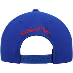 Philadelphia 76ers Team Two-Tone 2.0 Snapback Hat Royal/Red | Mitchell & Ness for sale
