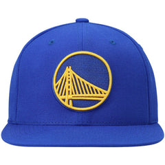 Golden State Warriors Ground 2.0 Snapback Hat for sale Royal | Mitchell & Ness Lifestyle