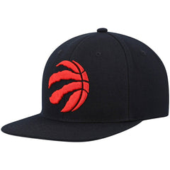 Toronto Raptors Ground 2.0 Snapback Hat Black | Mitchell & Ness