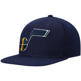 Utah Jazz Ground 2.0 Snapback Hat Navy | Mitchell & Ness