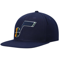 Utah Jazz Ground 2.0 Snapback Hat Navy | Mitchell & Ness