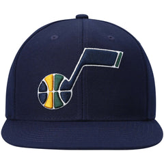 Utah Jazz Ground 2.0 Snapback Hat Navy | Mitchell & Ness