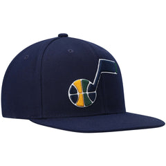 Utah Jazz Ground 2.0 Snapback Hat Navy | Mitchell & Ness