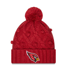 Arizona Cardinals New Era Women's Toasty Cuffed Knit Hat with Pom Cardinal